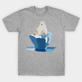 Polar bear on iceberg T-Shirt